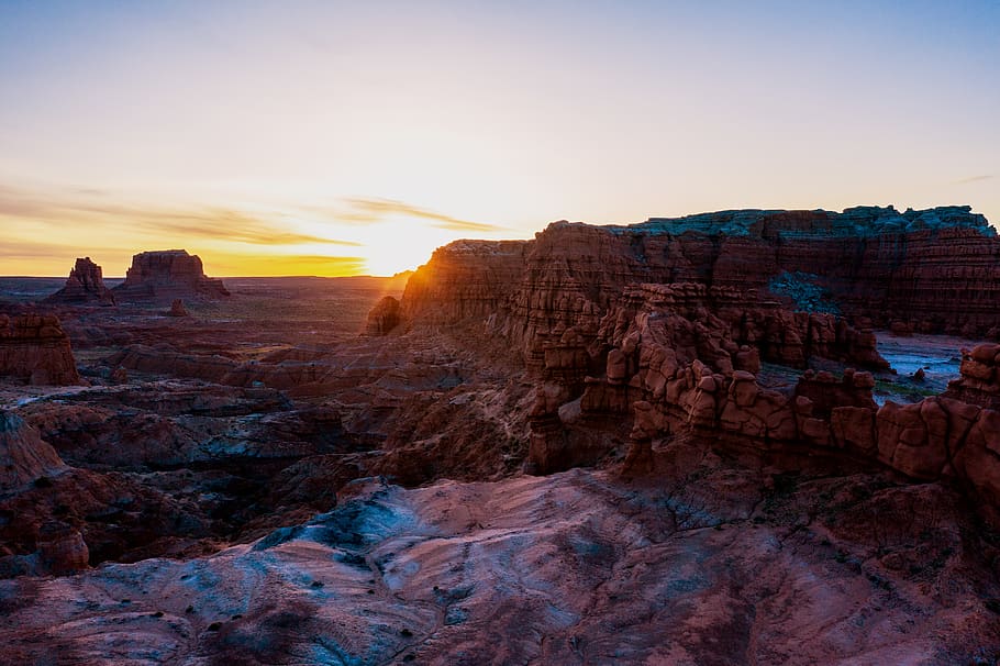 rock, rock - object, solid, rock formation, sky, scenics - nature HD wallpaper