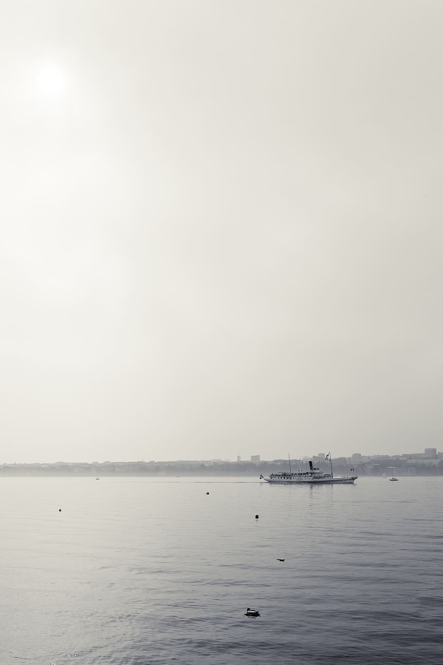 lake, geneva, boat, cgn, water, white, day, sky, sea, nautical vessel, HD wallpaper