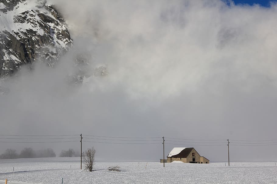 winter winter, snow, landscape, cold temperature, sky, cloud - sky HD wallpaper