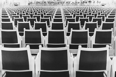 Empty seats in concert hall, architecture, audience, auditorium HD wallpaper