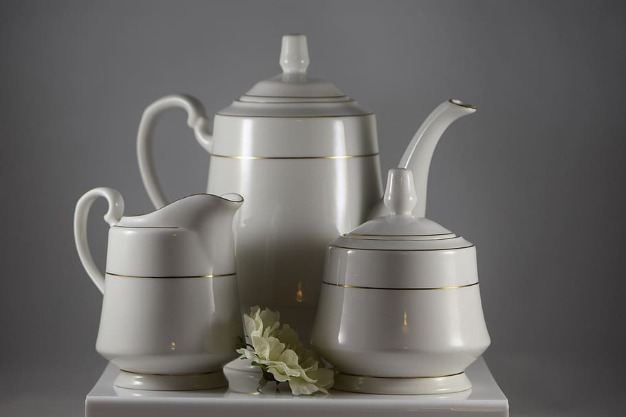 cup, coffee, tea, kitchenware, drink, pot, porcelain, handle HD wallpaper