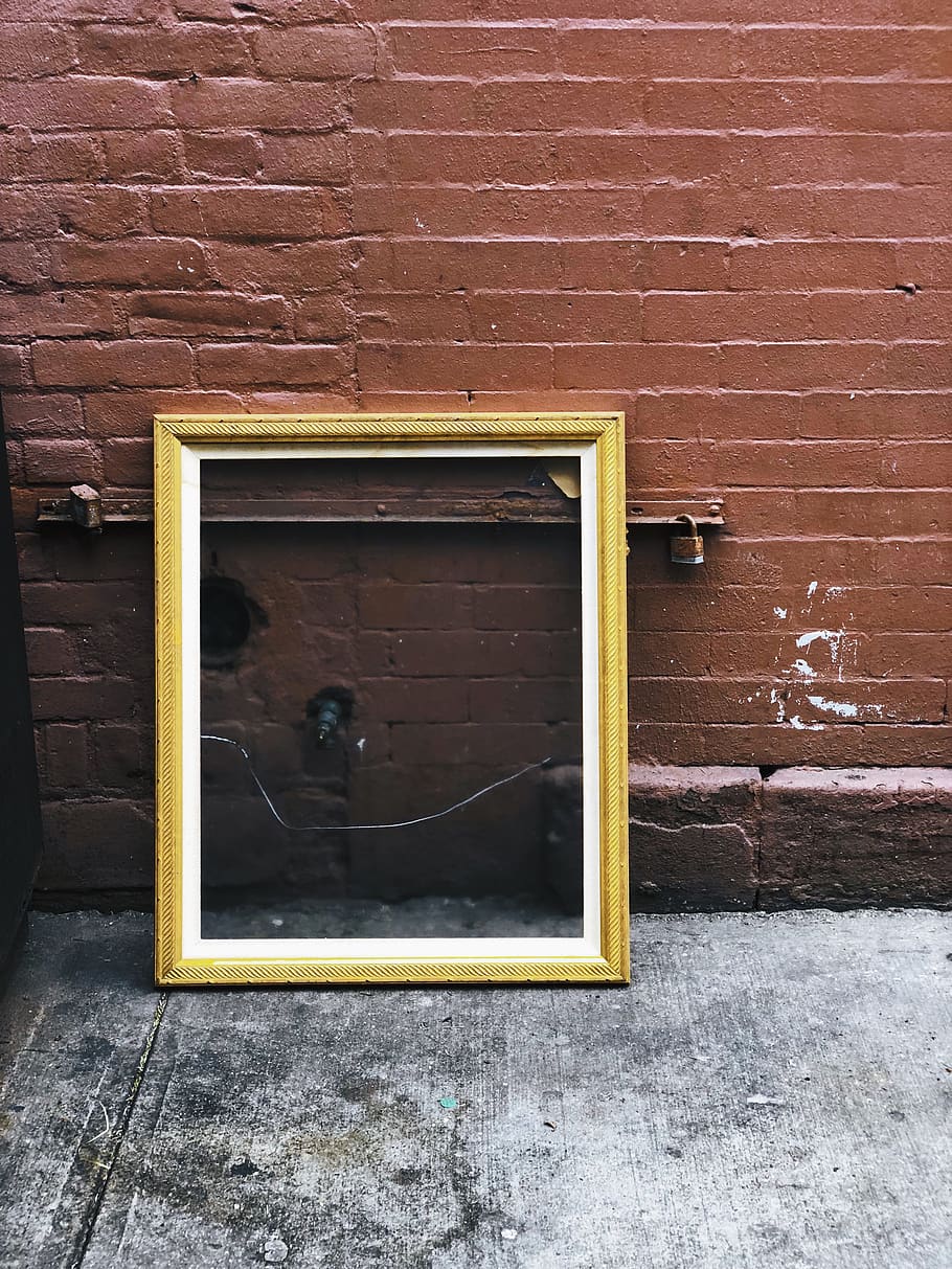 frame, nyc, brick, brick wall, built structure, architecture HD wallpaper