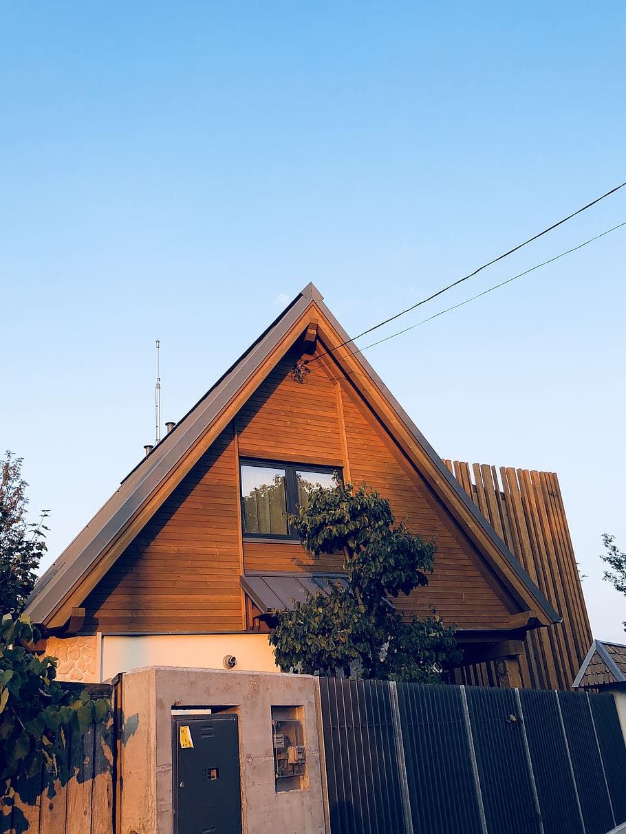 triangle, housing, cottage, building, romania, cluj-napoca