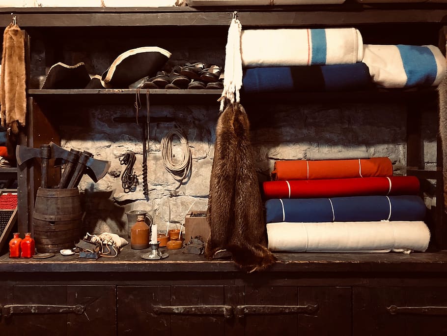 shelf, no people, indoors, large group of objects, still life HD wallpaper