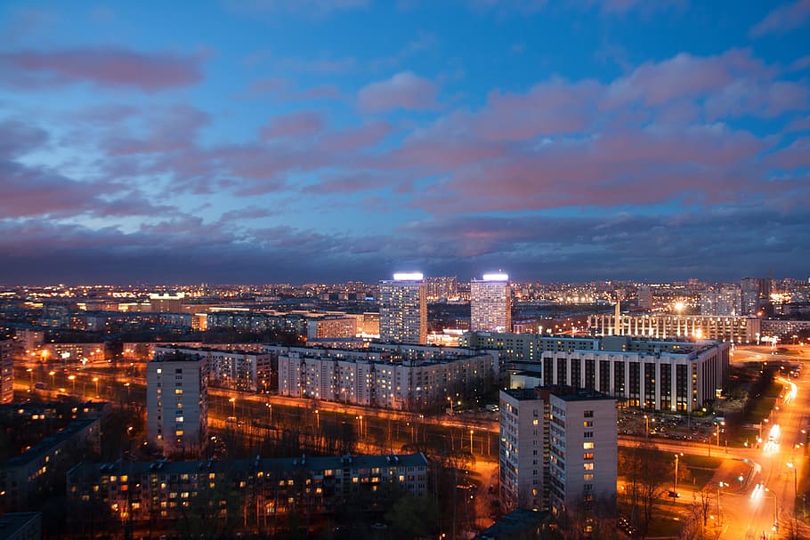 night, russia, spb, architectural, petersburg, st, architecture