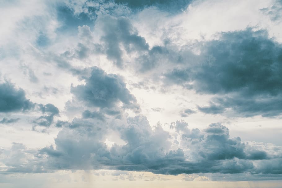 Photo of Nimbus Clouds, 4k wallpaper, atmosphere, cloudiness HD wallpaper