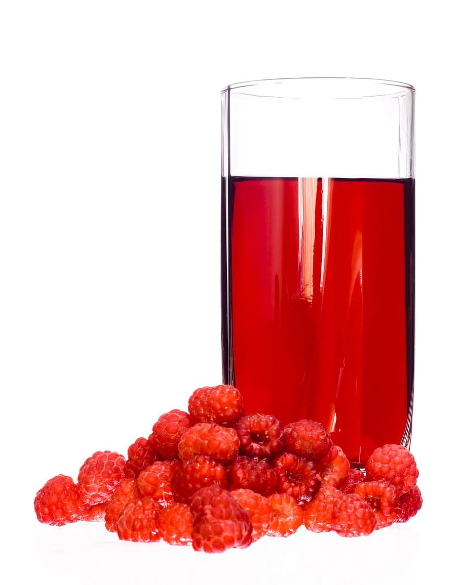 juice, rasberry, raspberries, isolated, antioxidants, white
