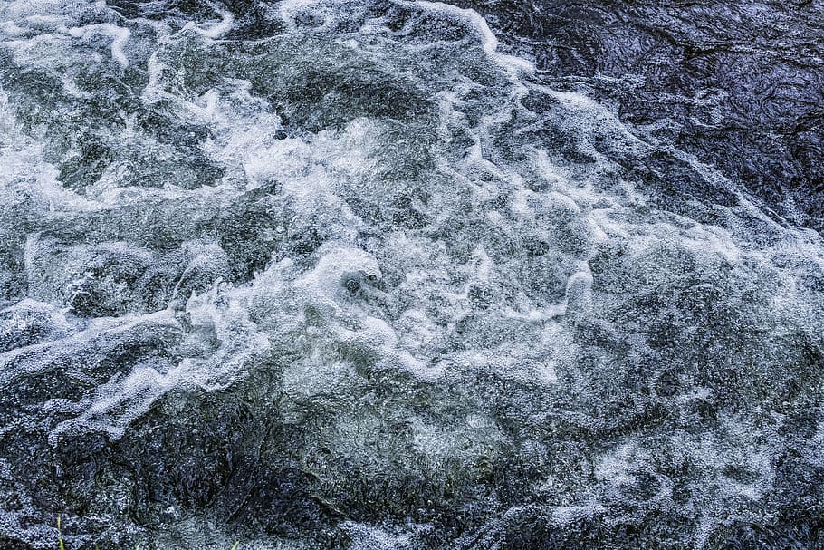 water, wild, flow, river, nature, spray, foam, wave, white water HD wallpaper