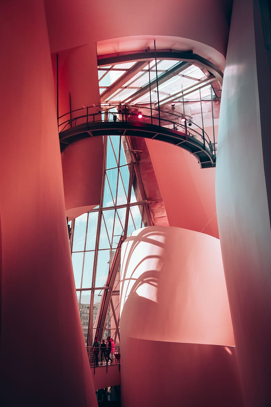 bilbao, lightroom, nikon, edit, urban, architect, museum, abstract HD wallpaper