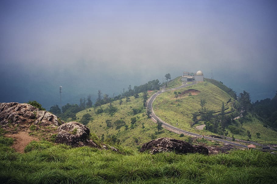 ponmudi, india, scenic beauty, nature, green, hill top, view point, HD wallpaper