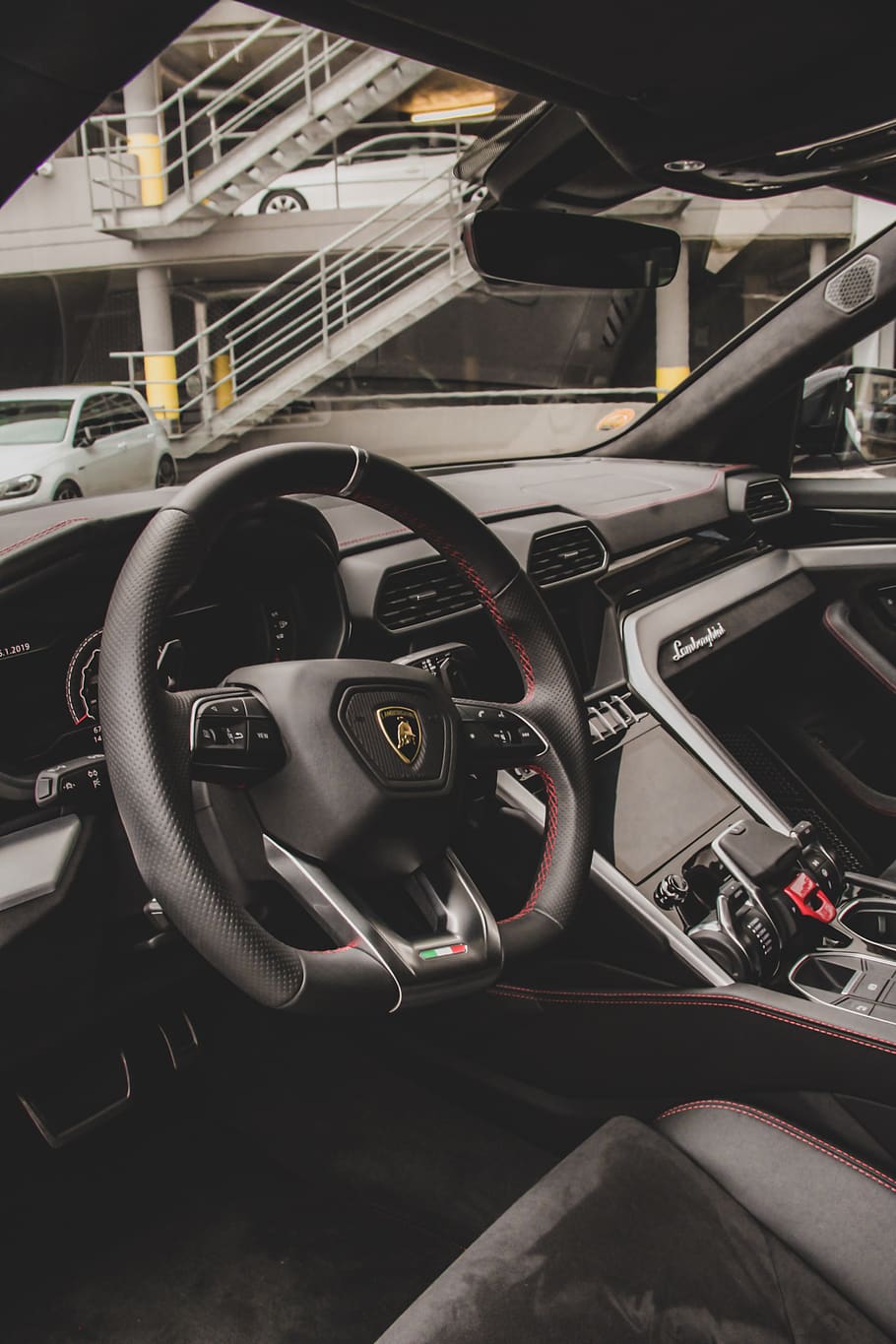 Steering wheel, mode of transportation, vehicle interior, car HD wallpaper