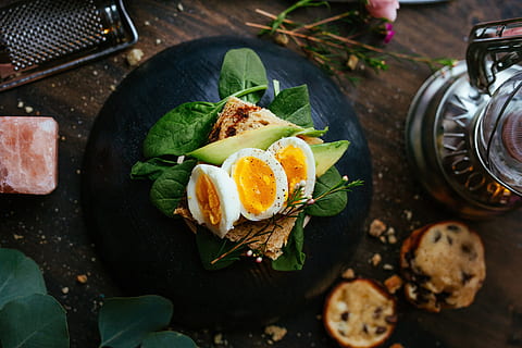Eggs on Toasted Bread, food and Drink, breakfast, healthy Food HD wallpaper