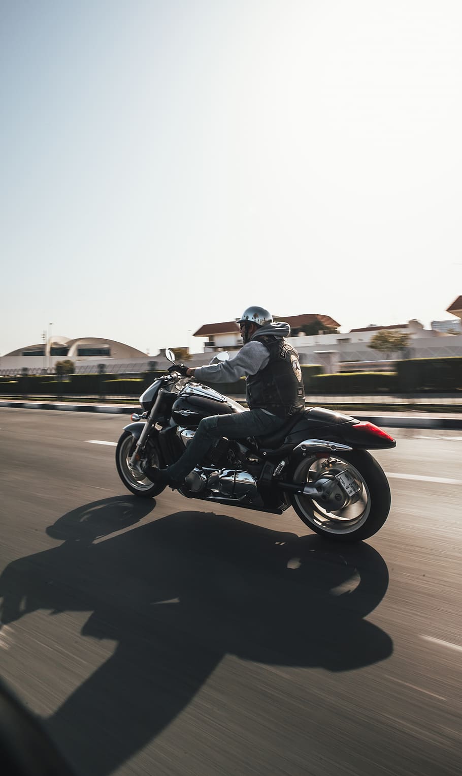 man riding motorcycle on road during daytime, vehicle, transportation, HD wallpaper