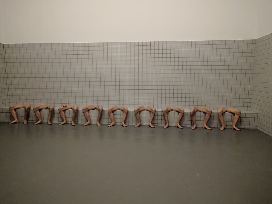museum, legs, walls, text, western script, communication, no people HD wallpaper