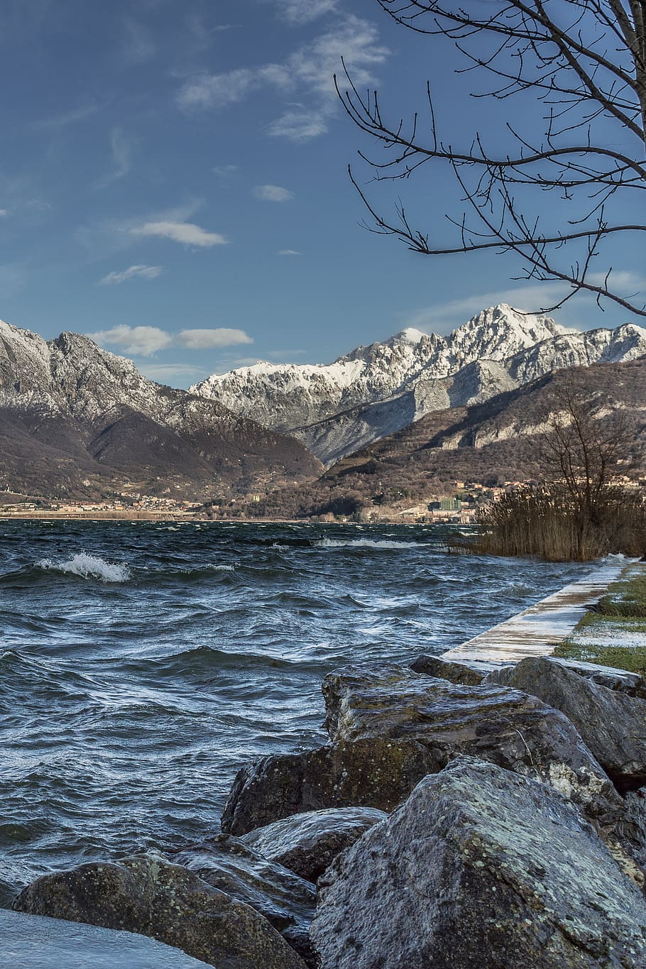 nature, mountain, outdoors, mountain range, ice, annone, italia HD wallpaper