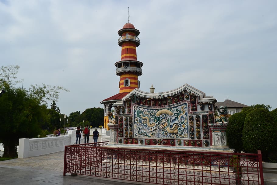 thailand, monument, architecture, sky, built structure, building exterior HD wallpaper