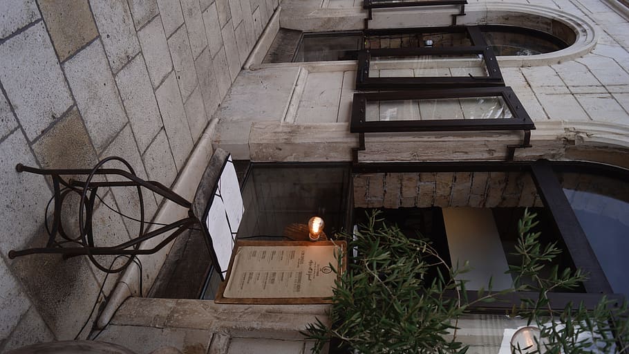 croatia, light, menu, table, window, reustaurant, nastogadka HD wallpaper