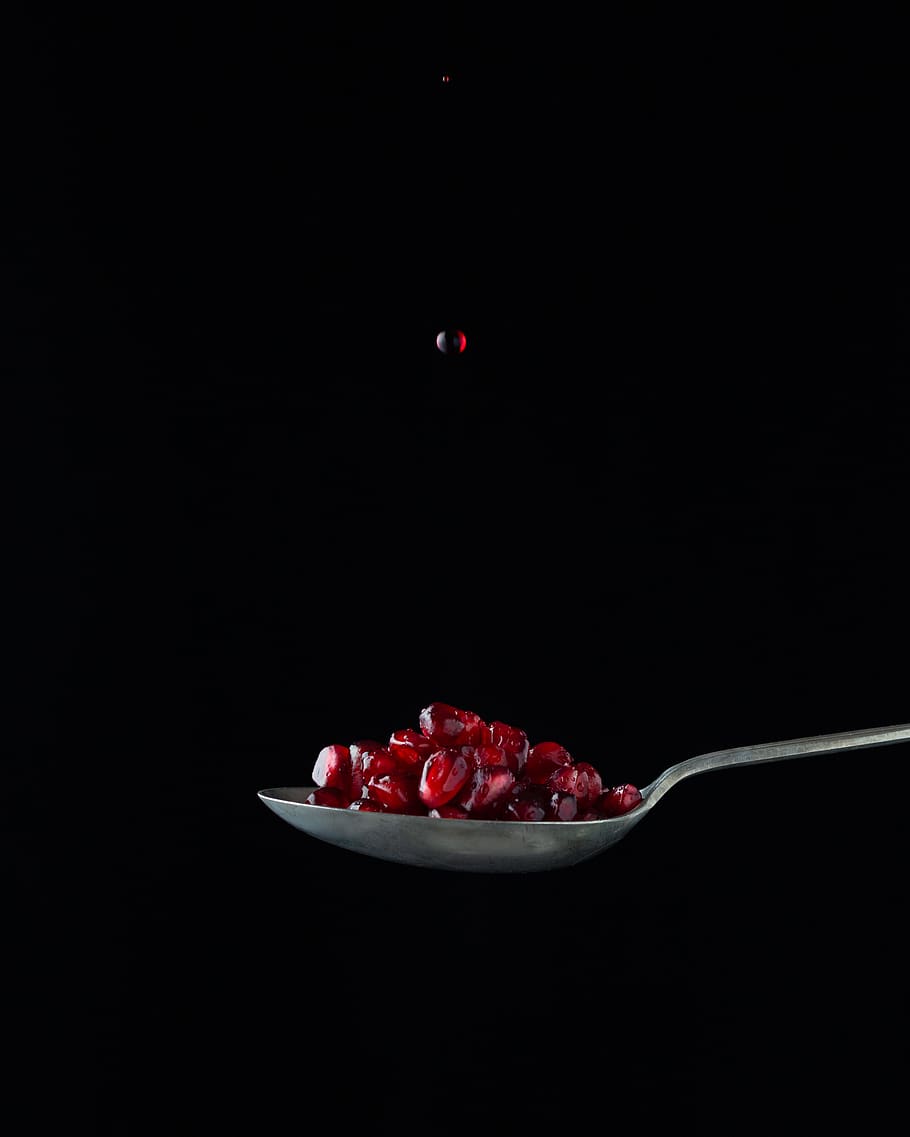 red beans, food, food and drink, fruit, kitchen utensil, spoon HD wallpaper