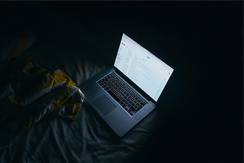 apple, macbook, laptop, technology, screen, gmail, email, dark HD wallpaper