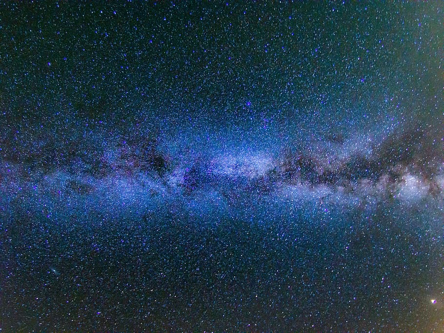 Milky Way galaxy, astronomy, night, outdoors, outer space, universe