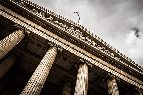 building, columns, architecture, history, historic, stone, pillar HD wallpaper