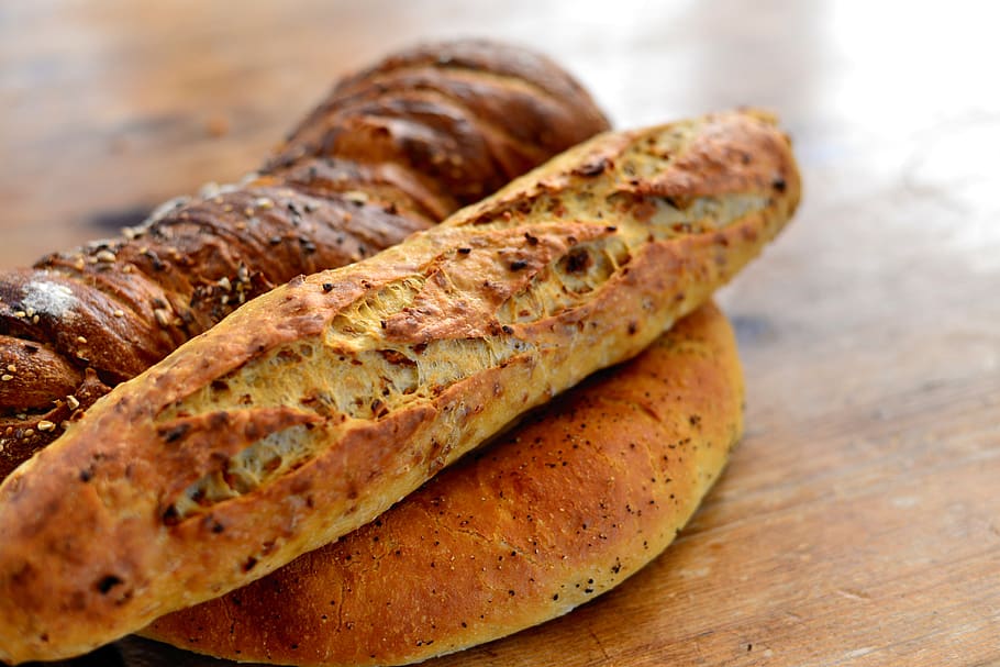 bread, baguette, crispy, delicious, breakfast, baked, bakery HD wallpaper
