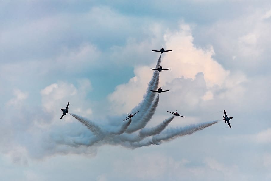 raf fairford, united kingdom, hinterleuchtet, contraluz, back light