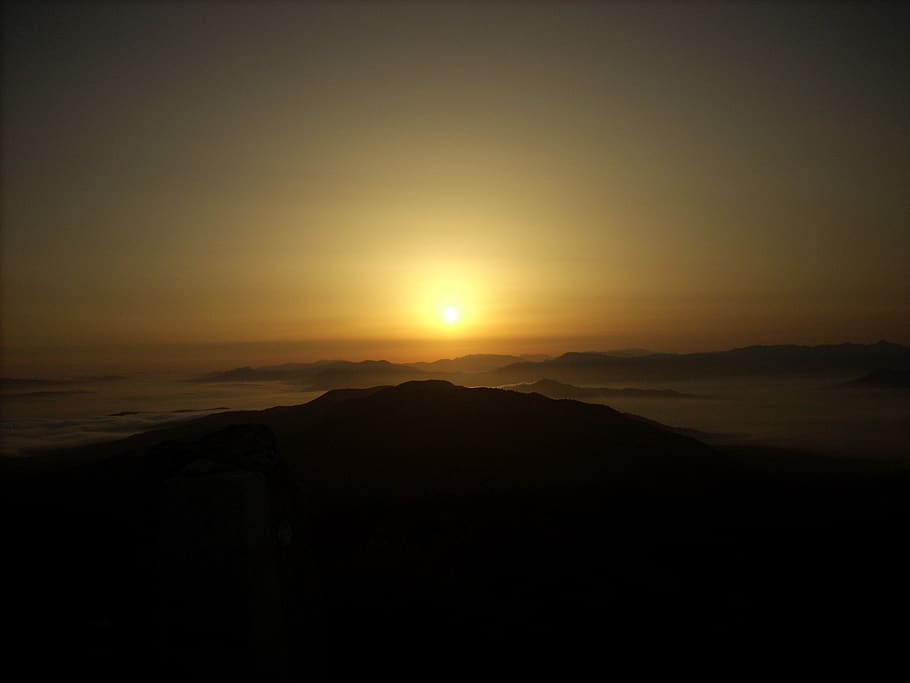sky, beauty in nature, sunset, scenics - nature, tranquil scene HD wallpaper
