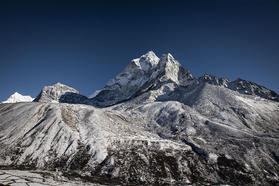 white mountain during daytime, scenics - nature, snow, beauty in nature HD wallpaper