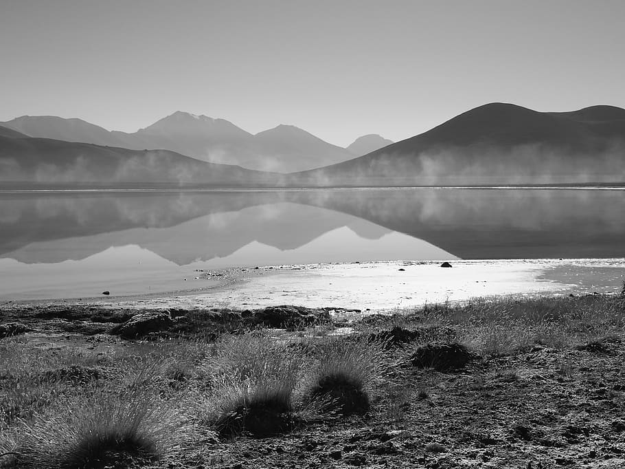 bolivia, landscape, lake, mountain, water, scenics - nature HD wallpaper