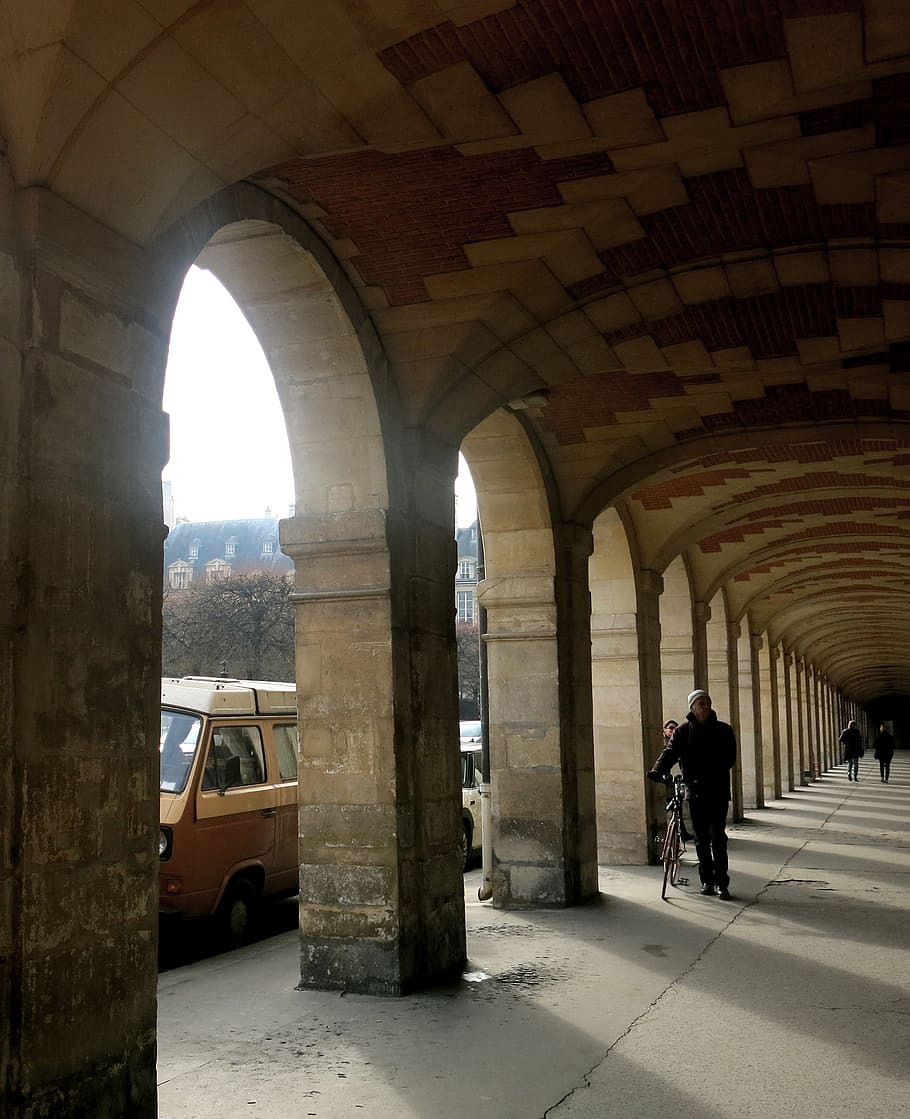 shawdows, paris, architecture, street, city, urban, winter HD wallpaper