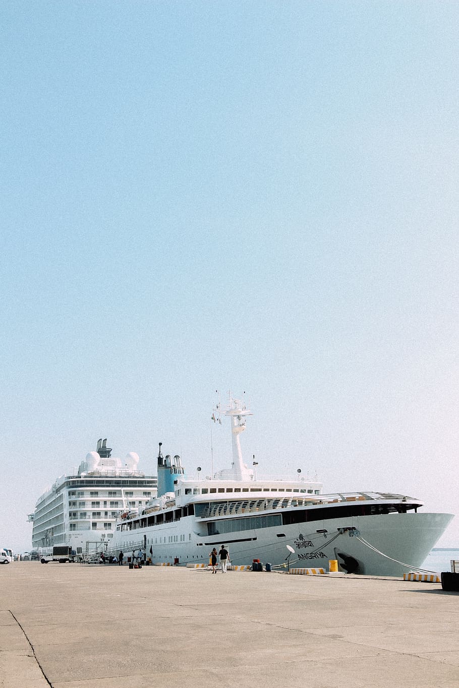 white cruise ship on body of water during daytime, vehicle, transportation, HD wallpaper