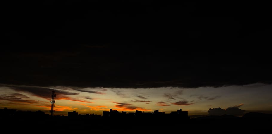colombia, bogotá, light, sunset, closeday, clouds, bogota HD wallpaper