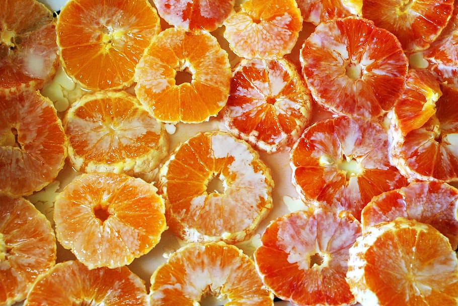 oranges, caramelized, sicily, italy, sweets, sugar, color, orange color HD wallpaper
