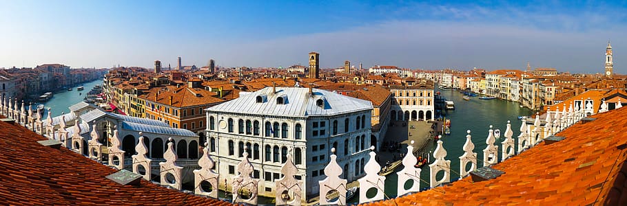 White Concrete Building, ancient, architecture, bridge, buildings HD wallpaper
