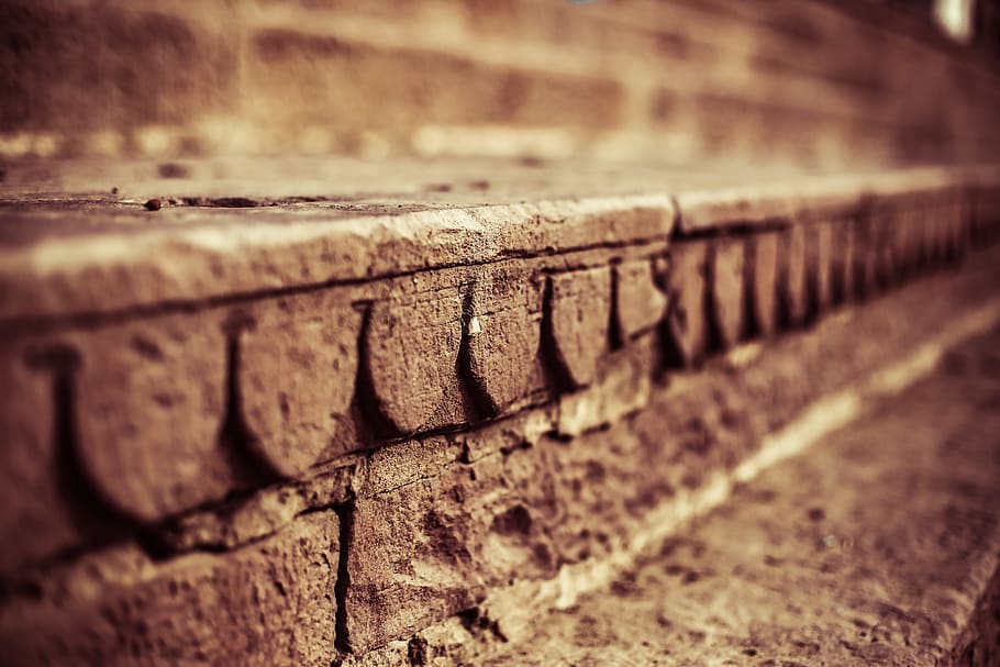 steps, stone decoration, wall, brick, india, hinduism, varanasi HD wallpaper