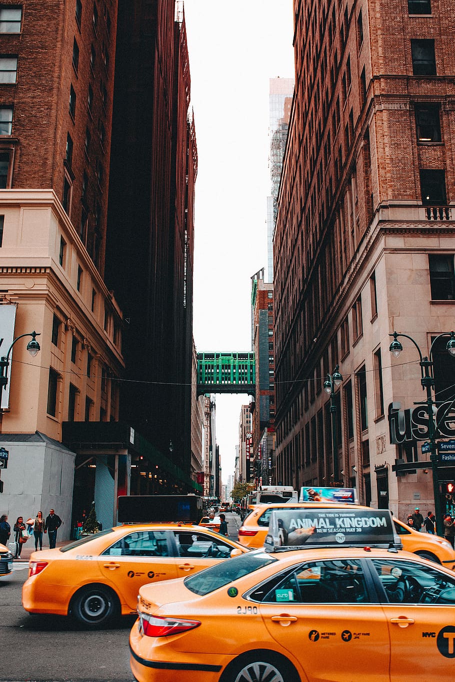 architecture, building, infrastructure, yellow, taxi, transportation HD wallpaper