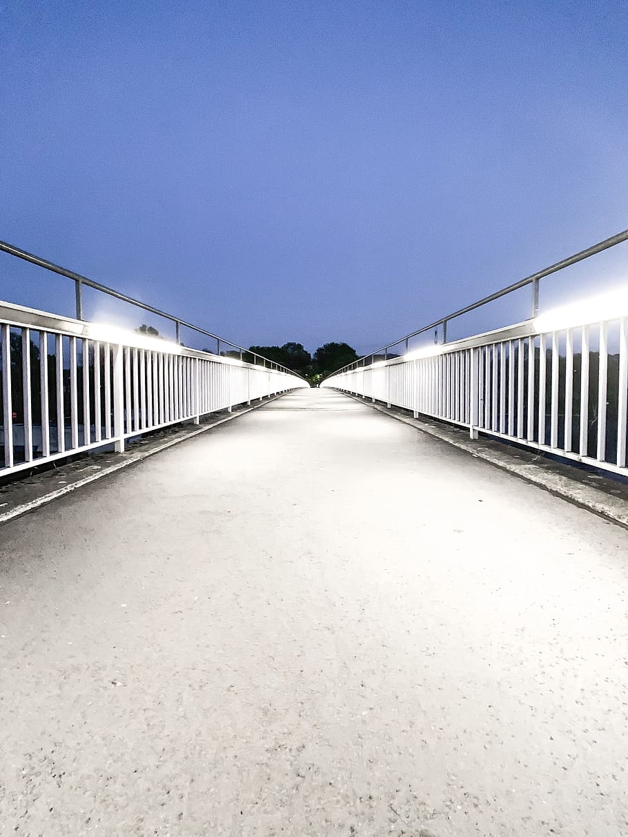 banister, handrail, railing, building, path, walkway, corridor HD wallpaper