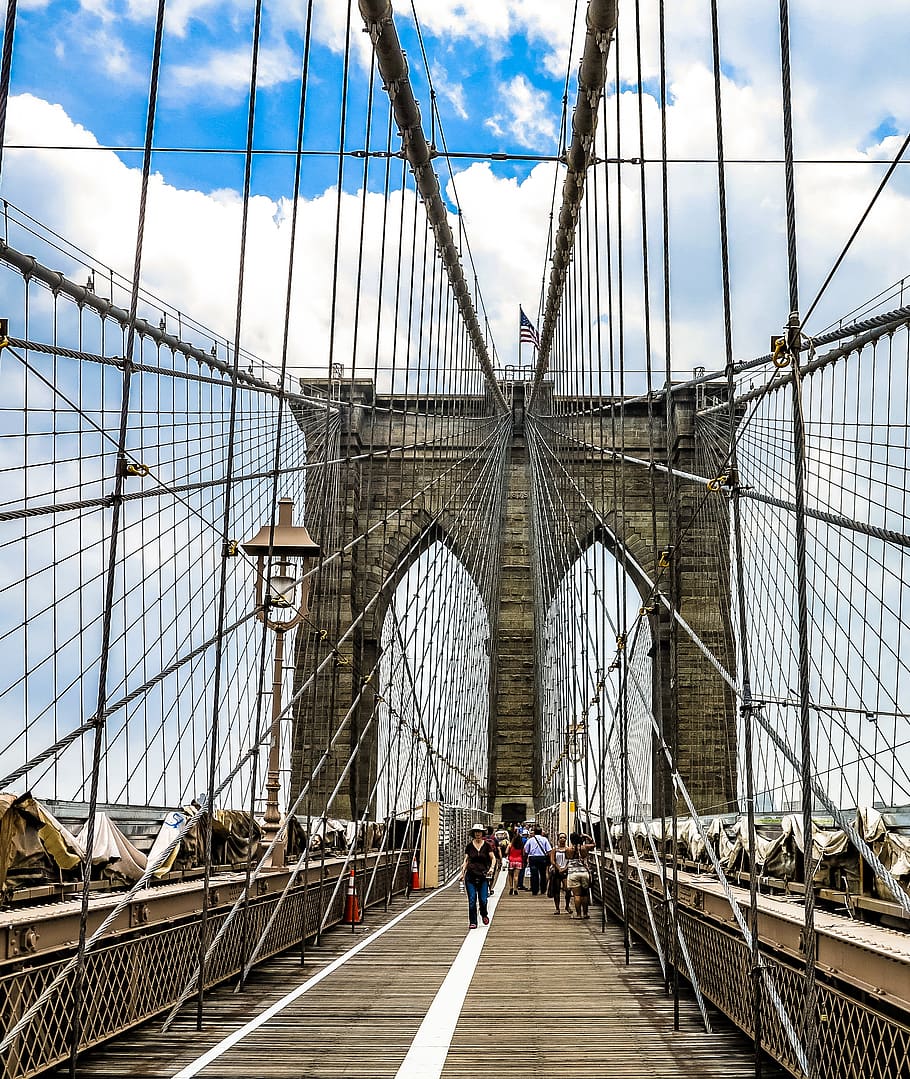 Brooklyn Bride, New York, built structure, architecture, transportation HD wallpaper