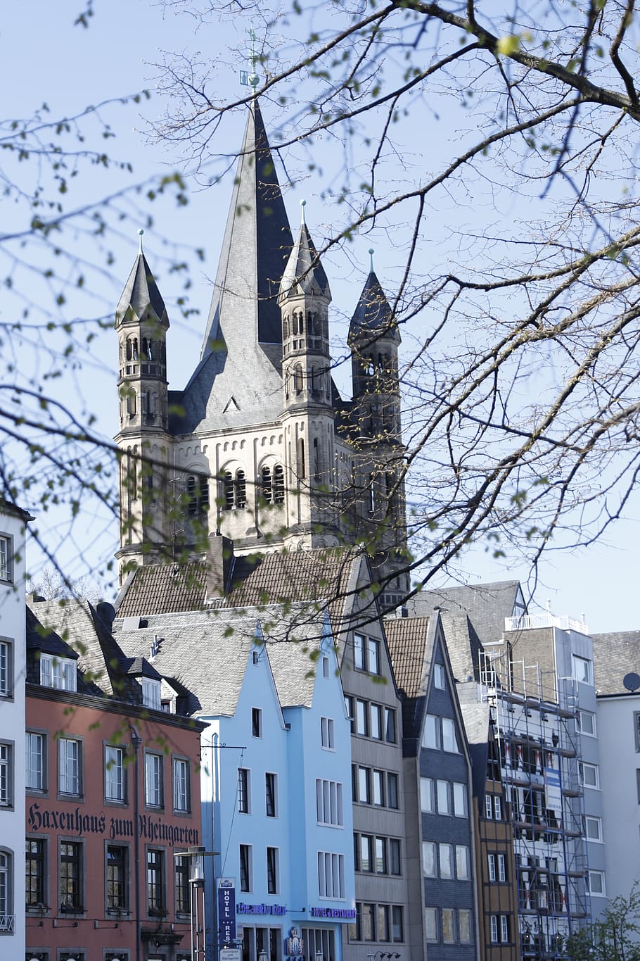cologne, germany, tower, town hall, building, architecture HD wallpaper
