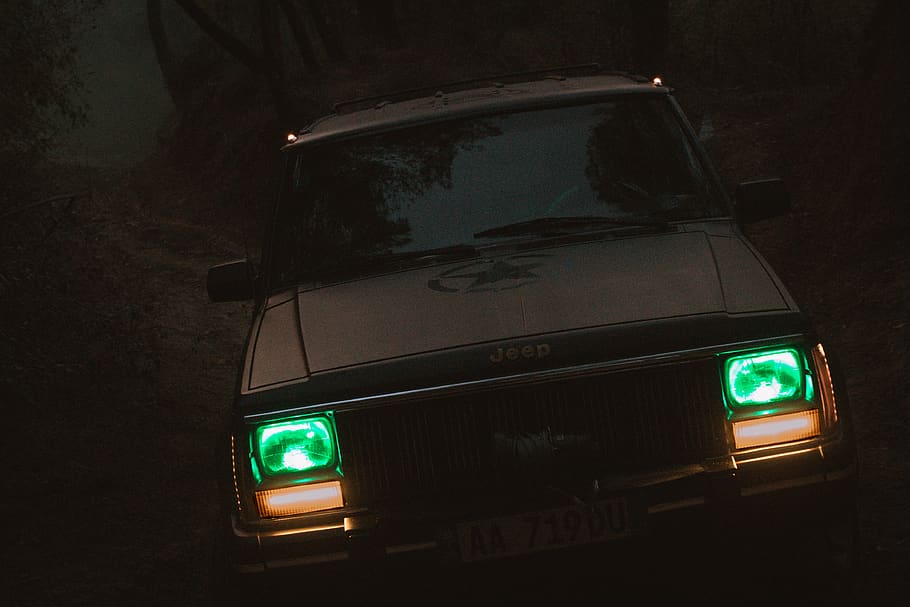 mode of transportation, night, illuminated, land vehicle, car HD wallpaper