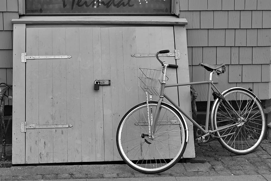 wheel, machine, bicycle, transportation, bike, vehicle, basket HD wallpaper
