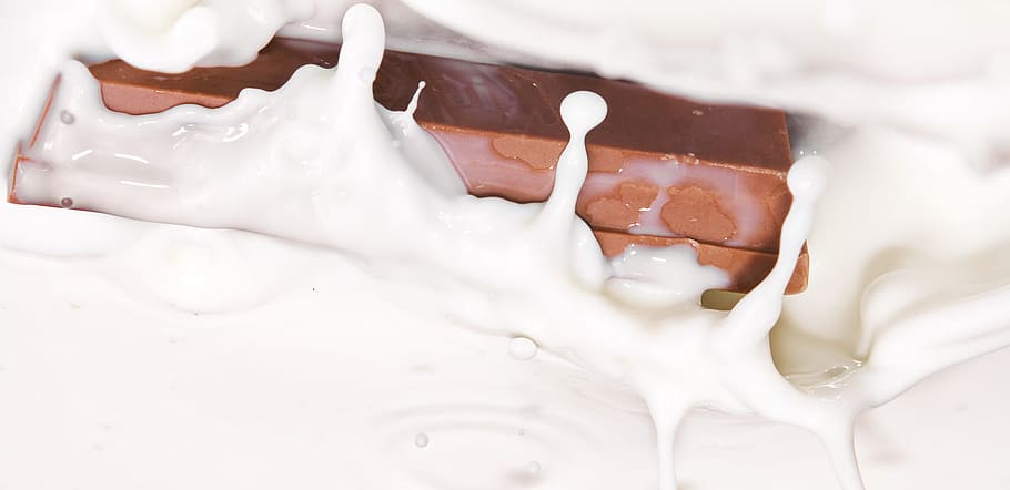 splash, milk, white, abstract, fresh, drink, liquid, flow, brown HD wallpaper