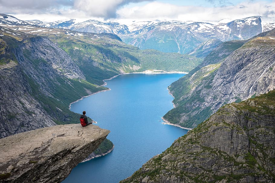 norway, trolltunga, viewpoint, views, nature, valley, outdoors