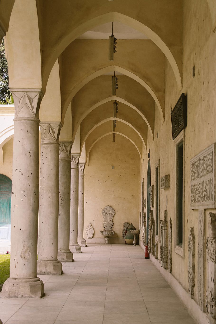 Concrete Dome Pathway, ancient, arches, architecture, archway HD wallpaper