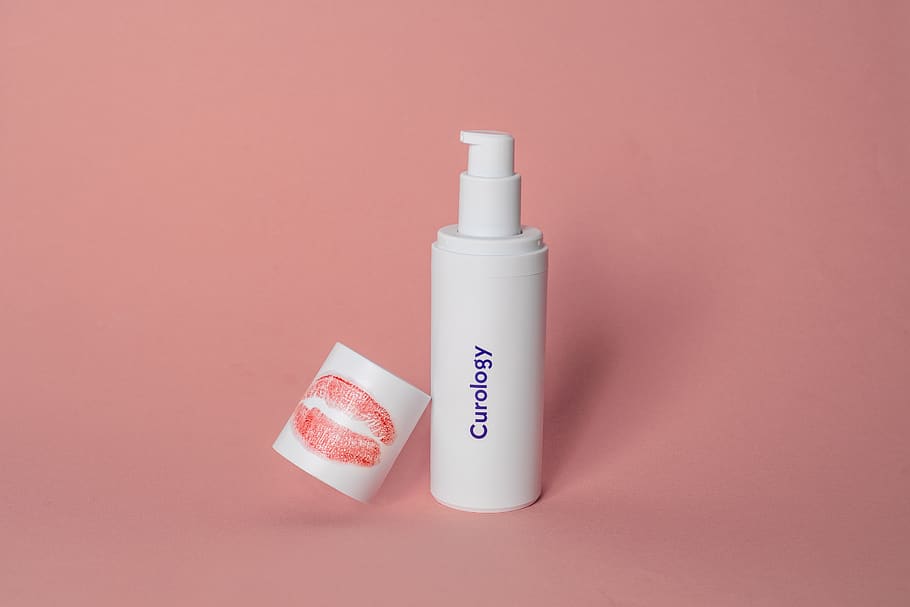 Curology labeled spray bottle, studio shot, container, indoors HD wallpaper
