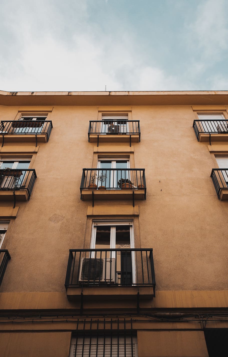 home decor, spain, madrid, window, banister, handrail, balcony HD wallpaper