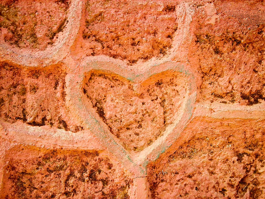 india, mahabelehswar, heart shape, no people, rock - object HD wallpaper