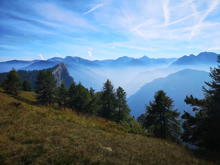 italy, piemonte, sp104, scenics - nature, sky, mountain, beauty in nature HD wallpaper