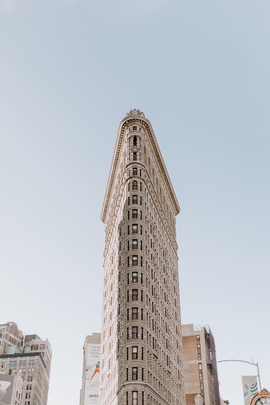 Flat Iron building, New York, architecture, built structure, sky HD wallpaper